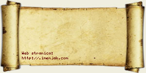 Tina Stamenković vizit kartica